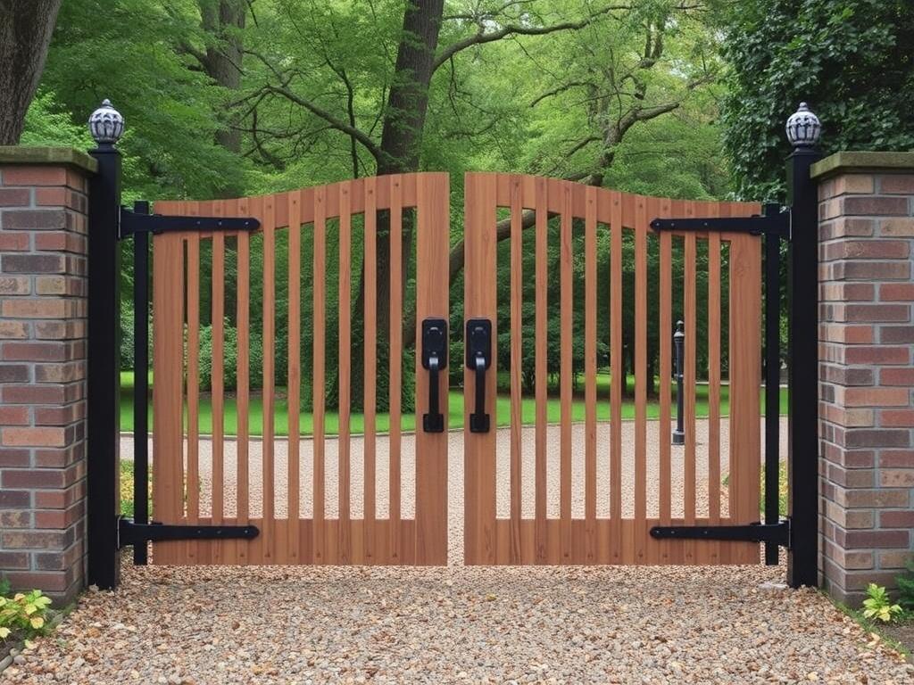 Распашные ворота: что в них особенного и почему многие выбирают именно их