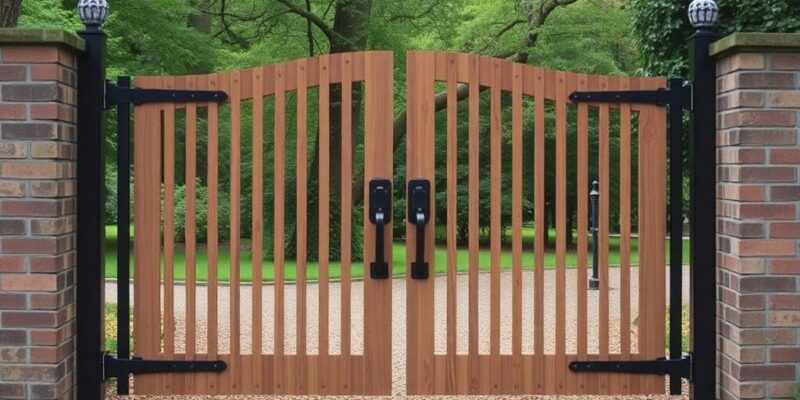 Распашные ворота: что в них особенного и почему многие выбирают именно их