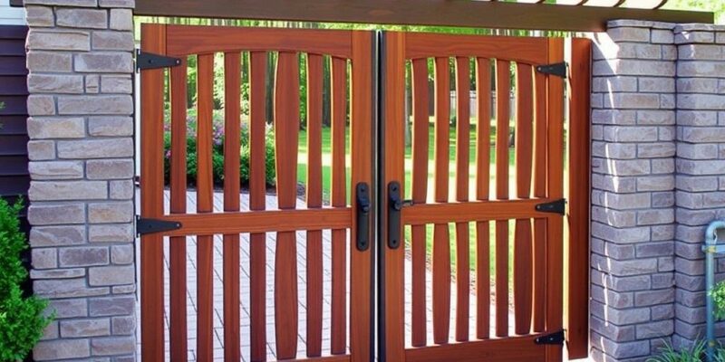 Распашные ворота и калитки для вашего дома: как выбрать, установить и не пожалеть